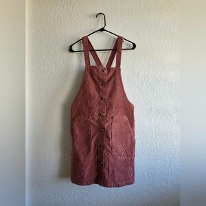 American Eagle Outfitters Mauve Pinafore Dress